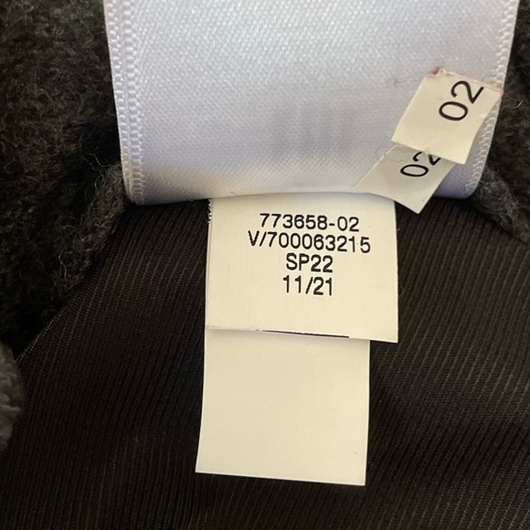 Banana Republic High Rise Tapered Italian Wool blend Size 8 Career Grey - Picture 12 of 13